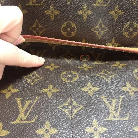 Louis Vuitton Saumur 35 crossbody bag carryall monogram vintage - Picture 8 of 8